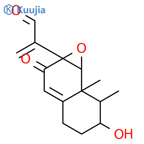 2-[(1aR,6R,7R,7aR,7bR)-6-hydroxy-7,7a-dimethyl-2-oxo-4,5,6,7,7a,7b-hexahydronaphtho[1,2-b]oxiren-1a(2H)-yl]prop-2-enal structure