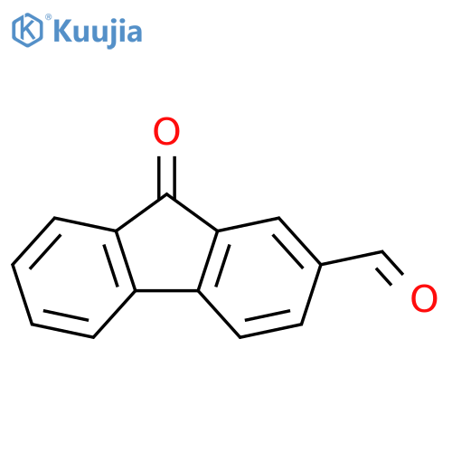 9H-Fluorene-2-carboxaldehyde, 9-oxo- structure
