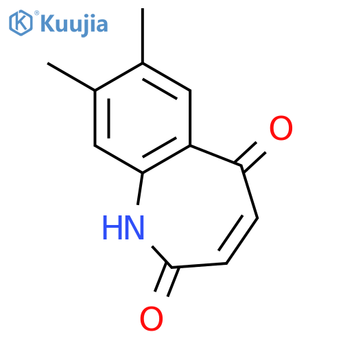 1H-1-Benzazepine-2,5-dione, 7,8-dimethyl- structure