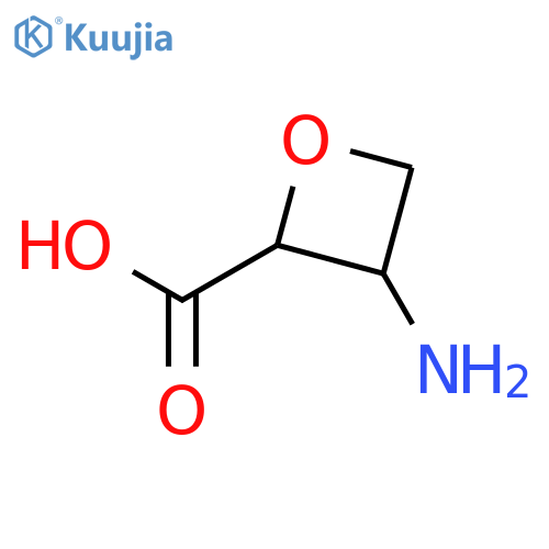 2-Oxetanecarboxylicacid, 3-amino-, (2R,3S)- structure