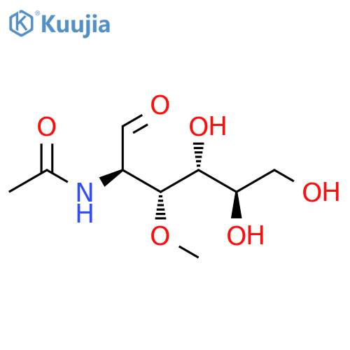 2-Acetamido-2-deoxy-3-O-methyl-D-glucopyranose structure