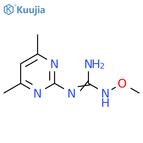 Guanidine, N-(4,6-dimethyl-2-pyrimidinyl)-N'-methoxy- structure