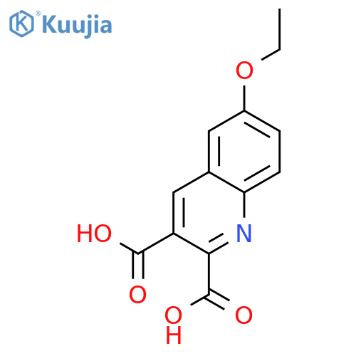 6-ethoxyquinoline-2,3-dicarboxylic Acid structure