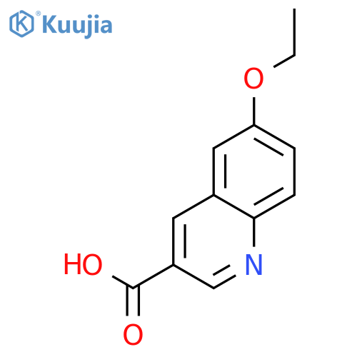6-Ethoxyquinoline-3-carboxylic acid structure
