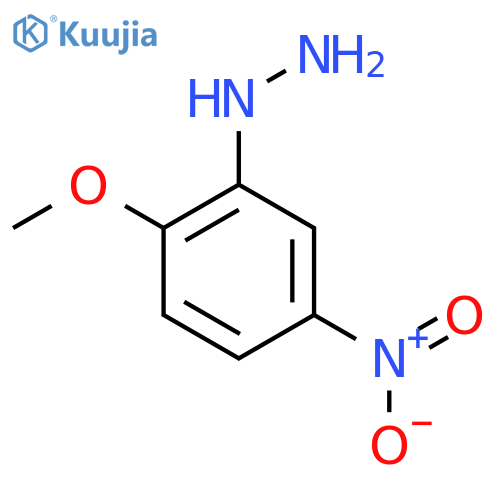(2-Methoxy-5-nitrophenyl)hydrazine structure