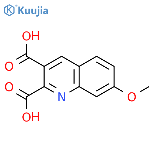 7-methoxyquinoline-2,3-dicarboxylic acid structure