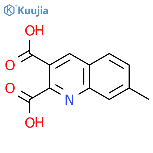 7-methylquinoline-2,3-dicarboxylic acid structure
