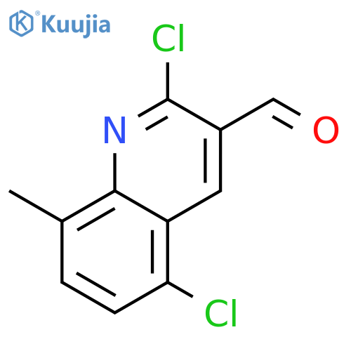 2,5-Dichloro-8-methylquinoline-3-carboxaldehyde structure
