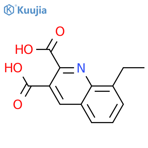 8-ethylquinoline-2,3-dicarboxylic Acid structure