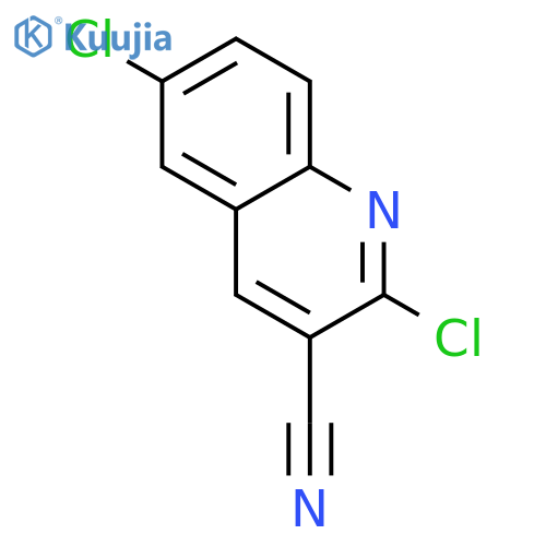 2,6-dichloroquinoline-3-carbonitrile structure