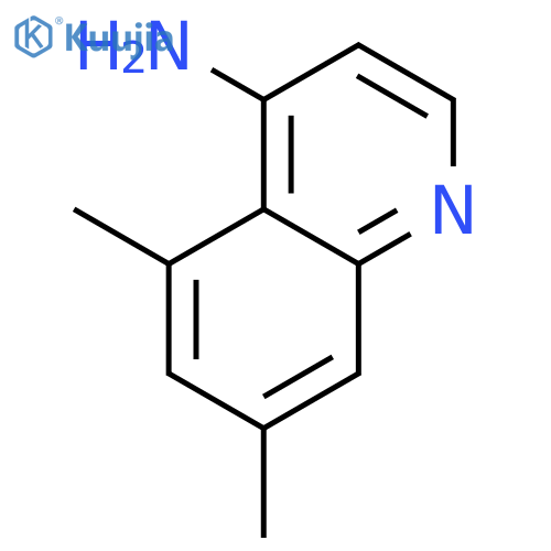 4-Amino-5,7-dimethylquinoline structure