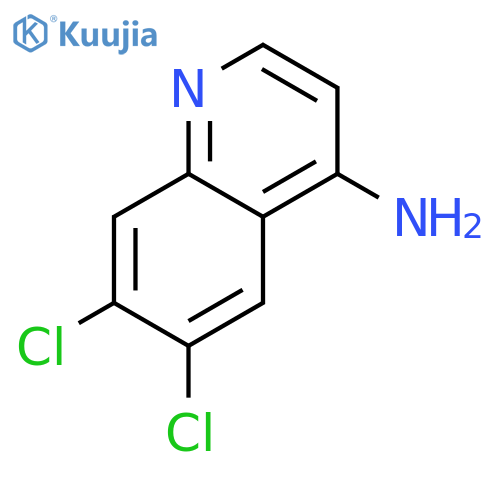 4-Amino-6,7-dichloroquinoline structure