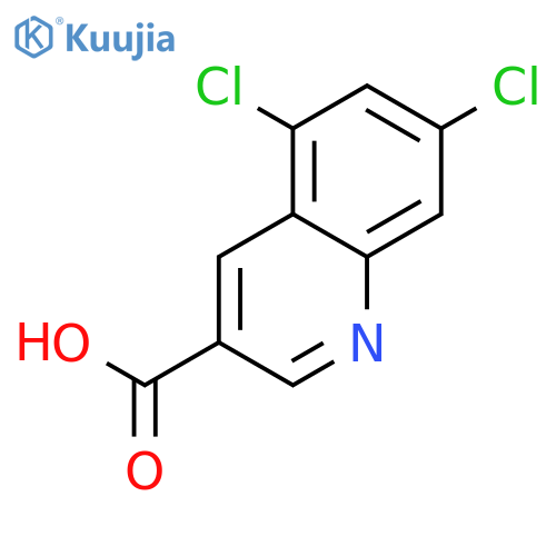 5,7-dichloroquinoline-3-carboxylic Acid structure