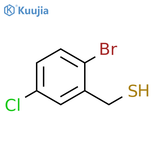 (2-Bromo-5-chlorophenyl)methanethiol structure