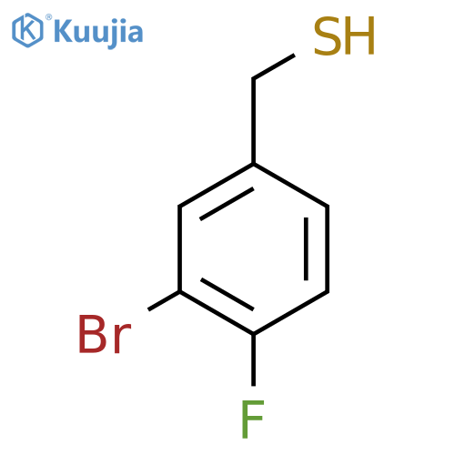 (3-Bromo-4-fluorophenyl)methanethiol structure
