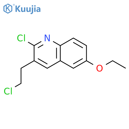 2-Chloro-3-(2-chloroethyl)-6-ethoxyquinoline structure