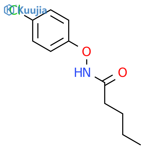 Pentanamide, N-(4-chlorophenoxy)- structure