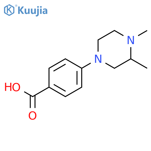 4-(3,4-dimethyl-1-piperazinyl)-Benzoic acid structure
