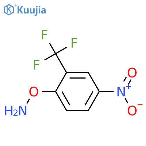 O-4-Nitro-2-(trifluoromethyl)phenylhydroxylamine structure