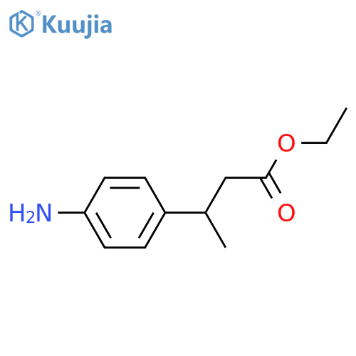 Benzenepropanoic acid, 4-amino-β-methyl-, ethyl ester structure