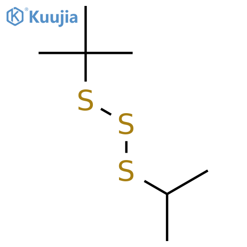 Trisulfide, 1,1-dimethylethyl 1-methylethyl structure