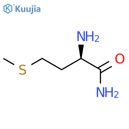 Butanamide, 2-amino-4-(methylthio)-, (2R)- structure