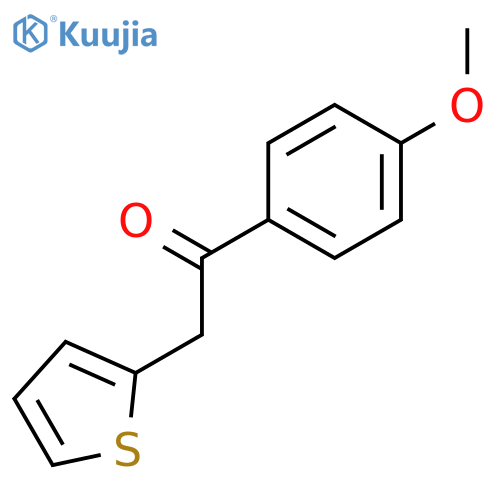 Ethanone, 1-(4-methoxyphenyl)-2-(2-thienyl)- structure