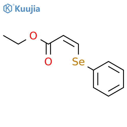 2-Propenoic acid, 3-(phenylseleno)-, ethyl ester, (Z)- structure