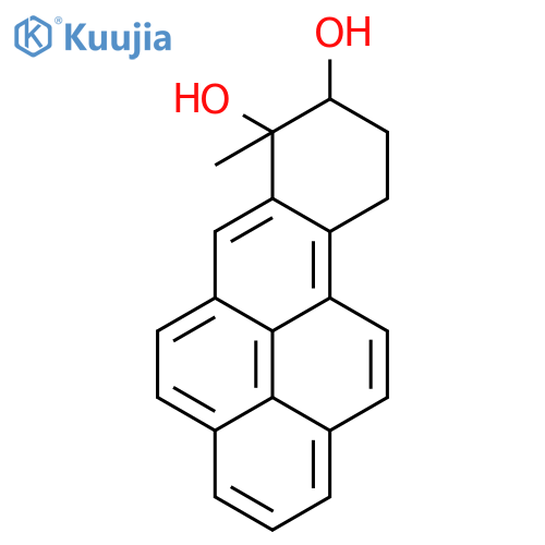 (7S,8S)-7-methyl-7,8,9,10-tetrahydrobenzo[pqr]tetraphene-7,8-diol structure