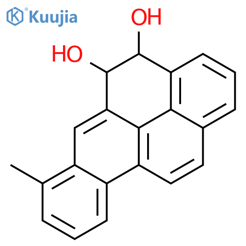 (4R,5S)-7-methyl-4,5-dihydrobenzo[pqr]tetraphene-4,5-diol structure