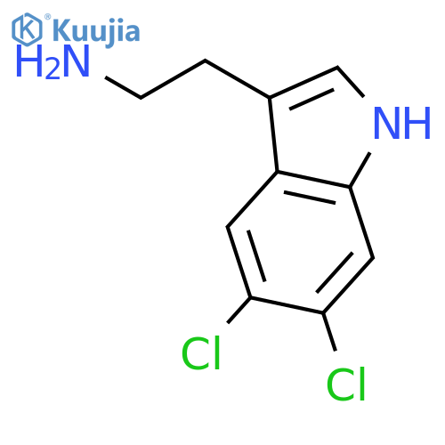 1H-Indole-3-ethanamine, 5,6-dichloro- structure