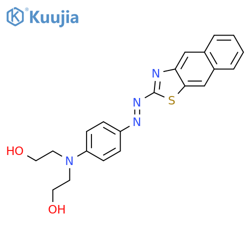 Ethanol, 2,2'-[[4-(naphtho[2,3-d]thiazol-2-ylazo)phenyl]imino]bis- structure