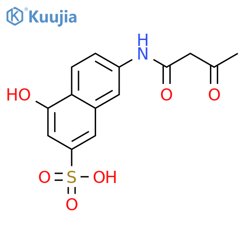 2-Naphthalenesulfonic acid, 7-[(1,3-dioxobutyl)amino]-4-hydroxy- structure