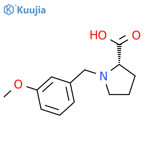 L-Proline, 1-[(3-methoxyphenyl)methyl]- structure