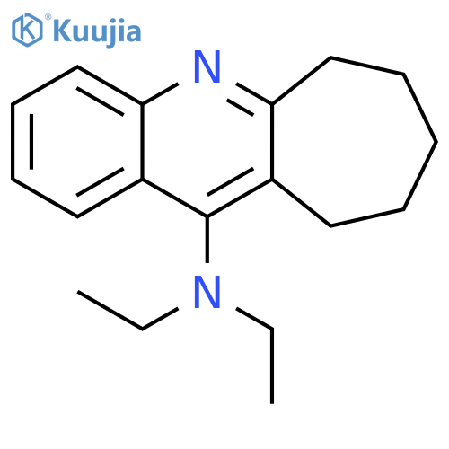 6H-Cyclohepta[b]quinolin-11-amine, N,N-diethyl-7,8,9,10-tetrahydro- structure