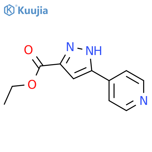 3-(4-pyridinyl)-1H-Pyrazole-5-carboxylic acid ethyl ester structure