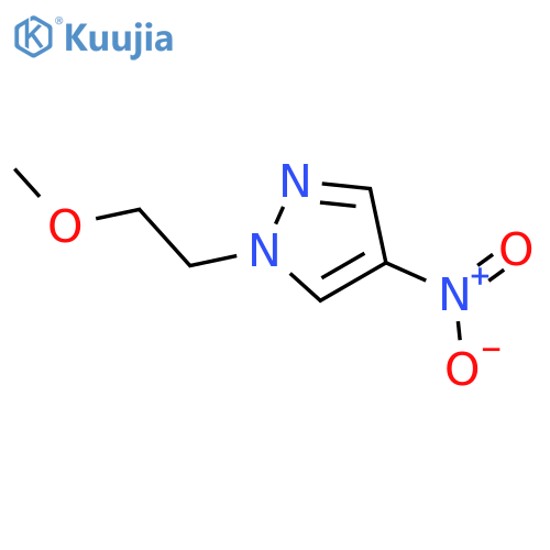 1-(2-methoxyethyl)-4-nitro-pyrazole structure