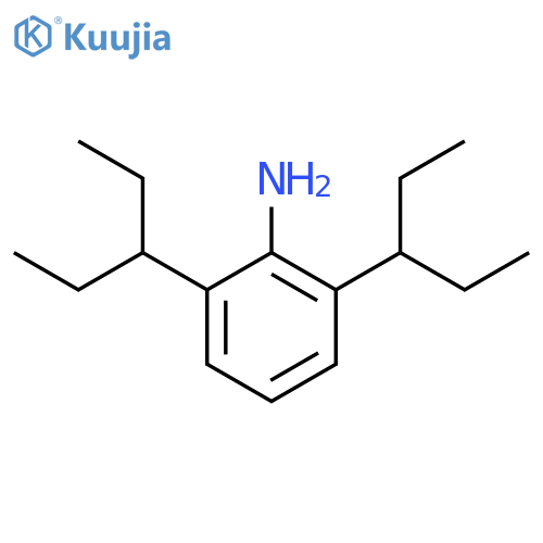 2,6-Di(pentan-3-yl)aniline structure