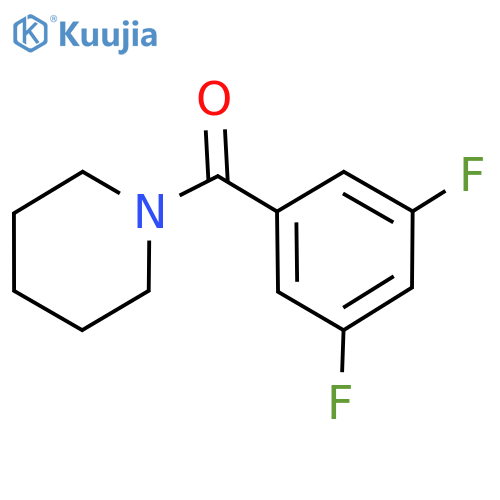(3,5-Difluorophenyl)-1-piperidinylmethanone structure
