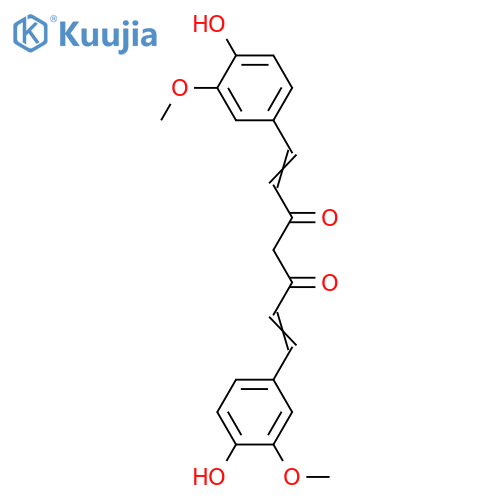 1,7-bis(4-hydroxy-3-methoxyphenyl)hepta-1,6-diene-3,5-dione structure