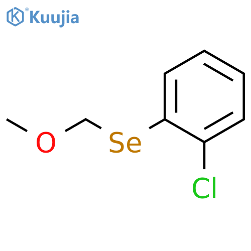 Benzene, 1-chloro-2-[(methoxymethyl)seleno]- structure