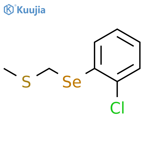 Benzene, 1-chloro-2-[[(methylthio)methyl]seleno]- structure