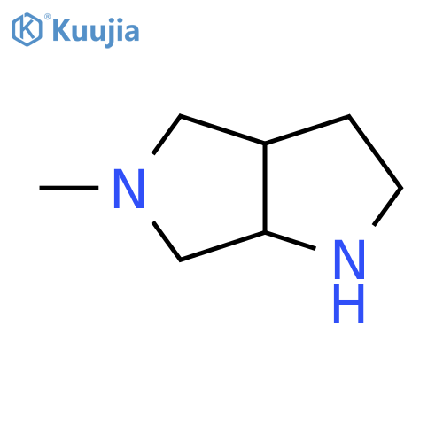 (3AR,6aR)-5-Methylhexahydropyrrolo3,4-bpyrrole structure