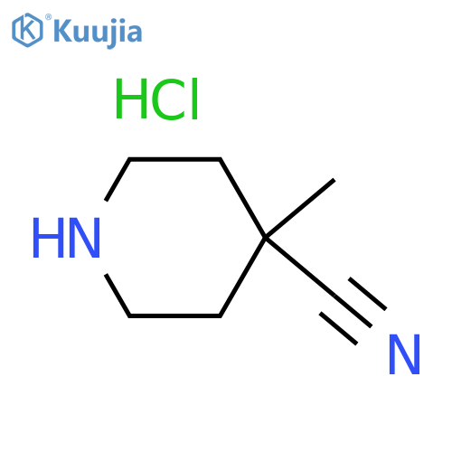 4-Methylpiperidine-4-carbonitrile hydrochloride structure