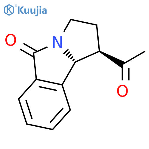 5H-Pyrrolo[2,1-a]isoindol-5-one, 1-acetyl-1,2,3,9b-tetrahydro-, cis- structure