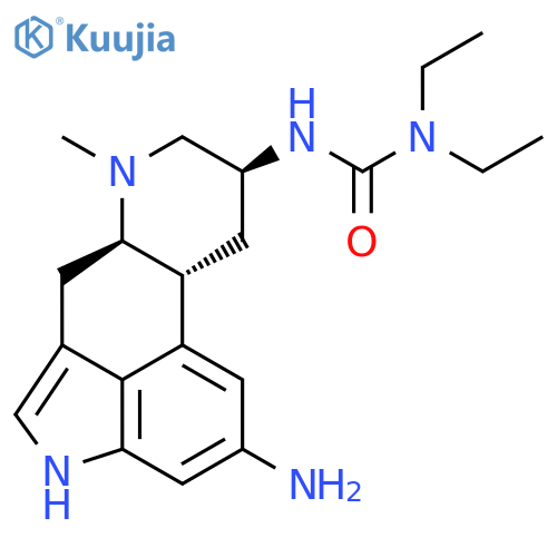 Urea, N'-[(8a)-13-amino-6-methylergolin-8-yl]-N,N-diethyl- structure