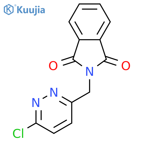 2-[(6-chloropyridazin-3-yl)methyl]-2,3-dihydro-1H-isoindole-1,3-dione structure
