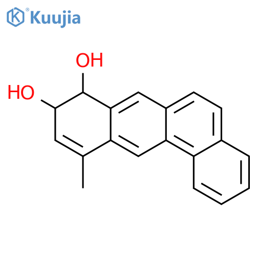 (8S,9S)-11-methyl-8,9-dihydrotetraphene-8,9-diol structure