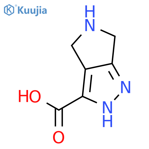 1H,4H,5H,6H-pyrrolo[3,4-c]pyrazole-3-carboxylic acid structure