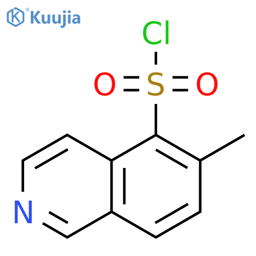 6-methylisoquinoline-5-sulfonyl chloride structure